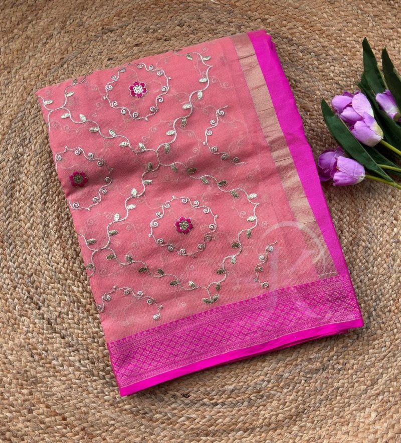 Jk 438 Soft Kota Doriya Work Saree